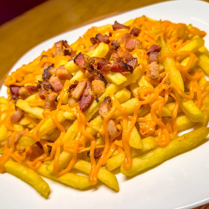 Fritas c/ cheddar